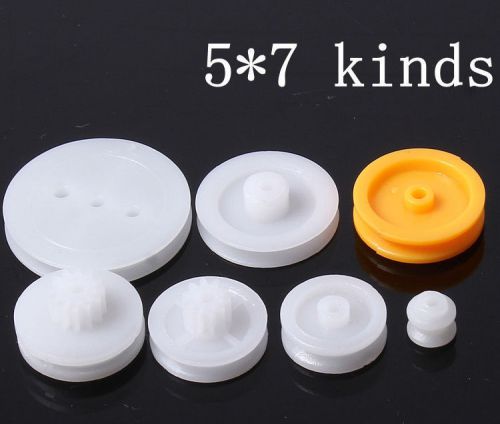 35x plastic gears belt pulley for robot diy 62a 132a 16.82a 182a 242a 102b 122b for sale