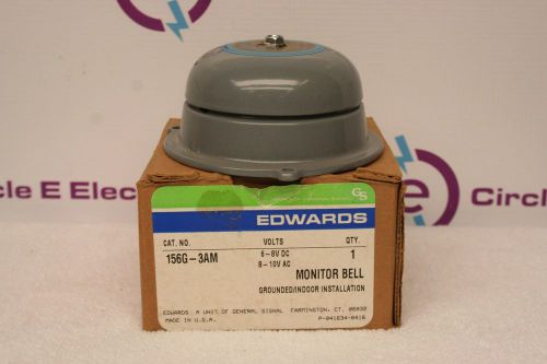 Edwards 156A-3AM Monitor Bell **NEW in Box** MISSING GASKET
