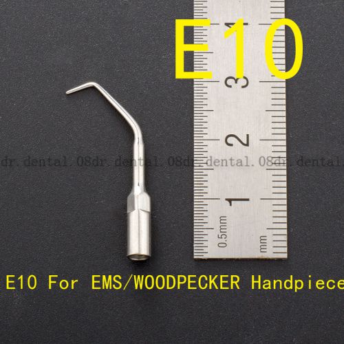 Tip E10 Fit Woodpec Proved Dental Ultrasonic Scaler Endodontics Goldplated