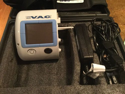 KCI ACTIVAC ACTI VAC V.A.C. PRESSURE WOUND THERAPY UNIT