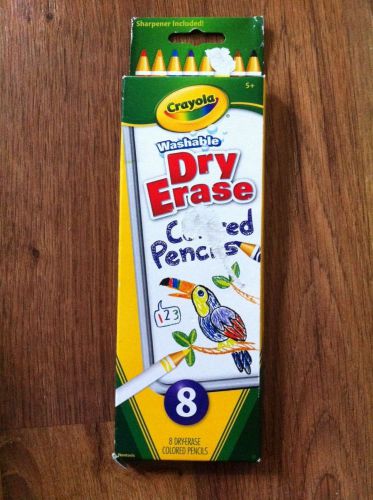 Crayola Dry Erase Colored Pencils 8 Ct