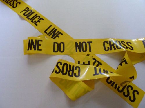 Police do no cross tape; police line tape heavy duty, reusable; 10 yards for sale