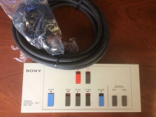 Sony RM-500 3/4&#034; Remote for 33 pin decks