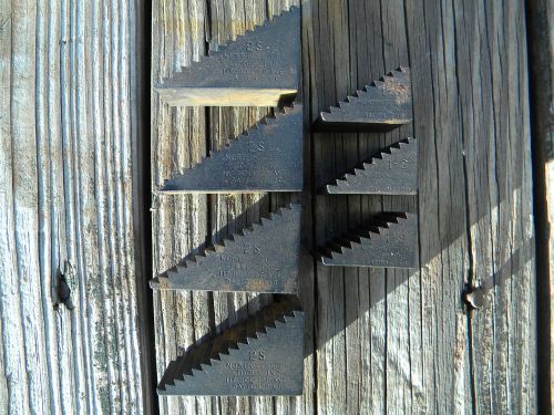 7 machinist steel stepup blocks, 1&#034; wide, northwestern tools (2s &amp; 1-s) for sale