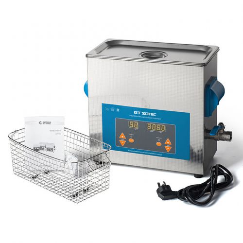 6L Industrial Ultrasonic Cleaning Machine Hardware Jewelry Parts Cleaner 150W