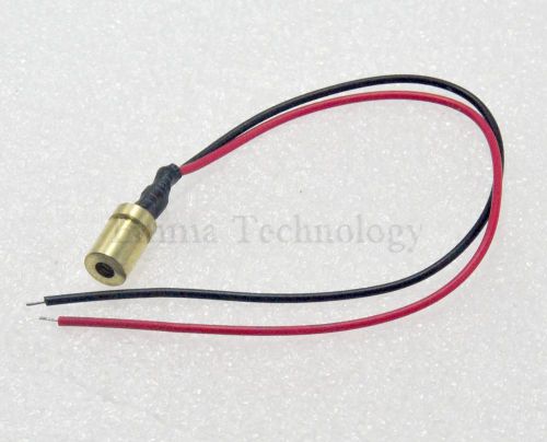 10pcs Focusable Mini 1mW Red Dot 650nm 3V  Laser Module Laser Light Brass Head