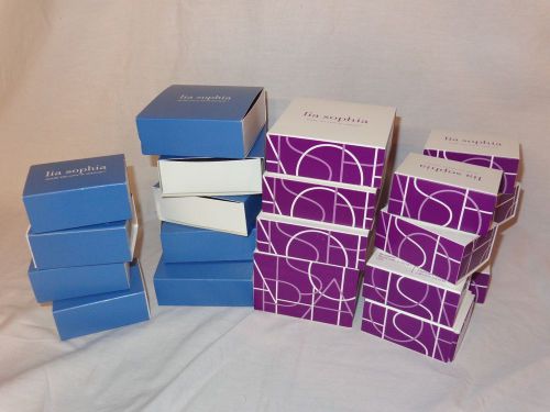 Lia Sophia lot of 21 empty boxes with foam inserts