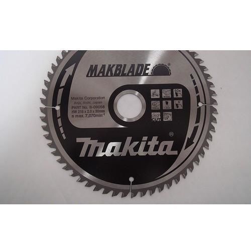 Genuine NEW Makita B-09058 216mm x 30mm x 60T Makblade Mitre Saw Blade