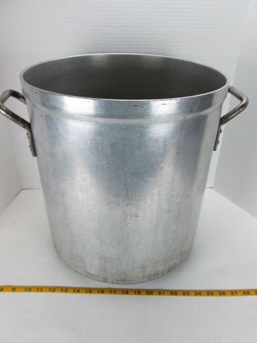 Large restaurant stock pot 40 quarts heavy duty aluminum 14&#034; x 16&#034;  gs for sale