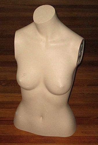 FEMALE MANNEQUIN BUST TORSO - COUNTER DRESS FORM DISPLAY