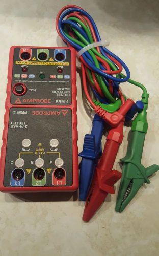 Amprobe PRM-4 Rotation Tester and 3 Phase Tester.
