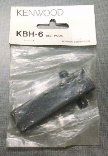 New kenwood tk250 tk350 portable radio belt clip genuine oem kbh-6 hook w screws for sale
