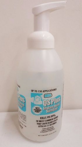 Aero qs plus 16 oz instant hand sanitizer w/ foaming pump 12 pack new for sale