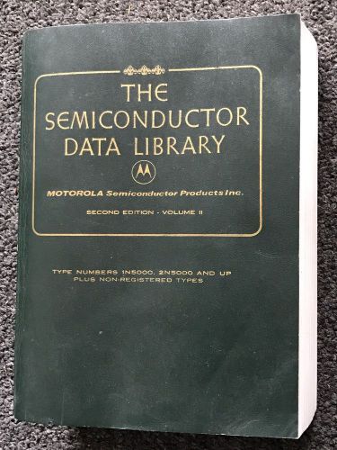Motorola semiconductor data library volume 2 for sale