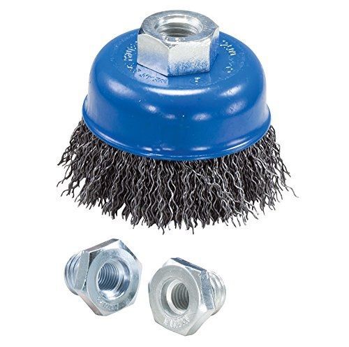 Mercer Industries Crimped Cup Brush 2-3/4-Inch x ( 5/8-Inch-11, M10 x 1.25, M10
