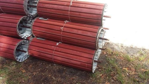 43&#034;Wide x 7&#039; tall Metal Commercial Used Overhead Roll up Garage Doors