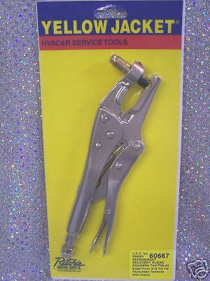 REFRIGERANT RECOVERY PLIERS RITCHIE Adj. 3/16&#034; to 7/8&#034;