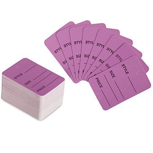 Metronic 1000pcs Purple Color One Part Unstrung Perforated Price Coupon Tag