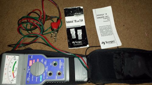 Tempo Sidekick T&amp;N Twisted Pair Stress Volts Leakage Telephone Test Set