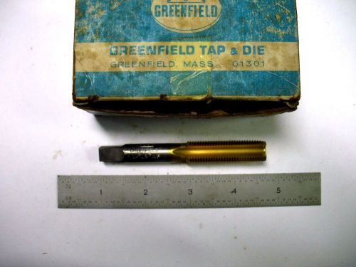 NEW USA MADE GREENFIELD 9/16-18 GH3 TIN COATED 4 FLUTE PLUG TAP