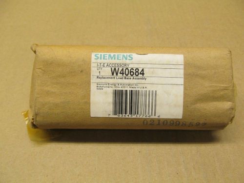 1 NIB I-T-E ITE SIEMENS W40684 REPLACEMENT LOAD BASE ASSEMBLY 30 AMP30A 240V 2PH