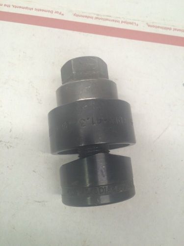 Greenlee 1 5/8&#034; Radio Chassis Actual Diameter Ball Bearing Knockout Punch #3739