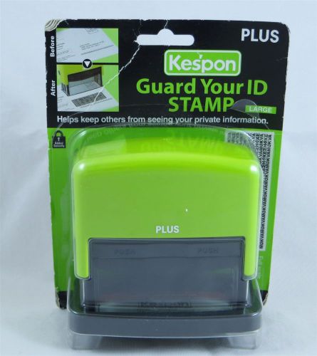 Kespon Gaurd Your ID Large Plus Stamp Green New