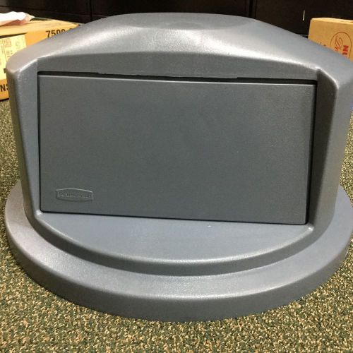 Rubbermaid brute dome top for garbage trash can, 2637-88, gray for sale