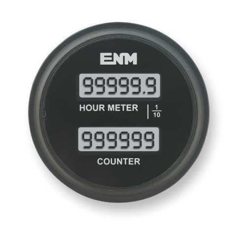 ENM T39AC Hour Meter Counter, LCD, 6Digit, 8-32 VDC