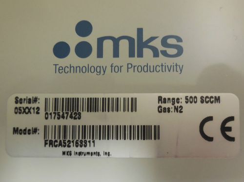 mks Technology; FRCA52163311, Delta Flow Ratio Controller