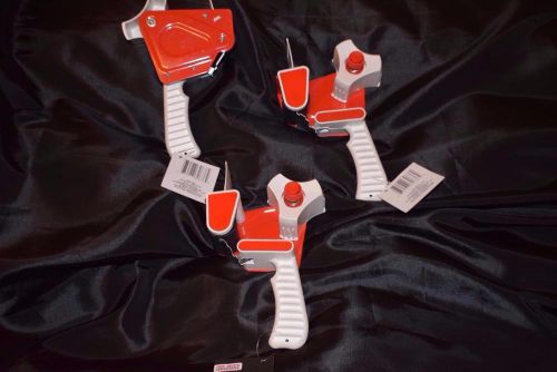 Lot of 3 tape gun dispensers + 1 ebay tape 2 inch wide packing shipping supplies for sale