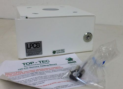 NEW TOP-TEC 105-CU Secure Ceiling Mount Key Heavy Duty Projector Locking System