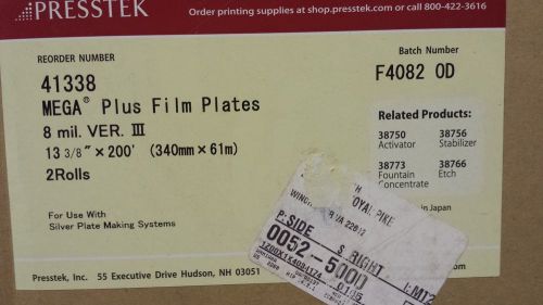 PRESSTEK 41338 MEGA PLUS FILM PLATES