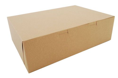 Southern champion tray 1025k kraft non window bakery box, 14 length x 10 widt for sale