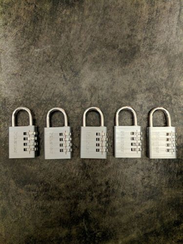 Master Lock 643D Combination Lock, 1-9/16-inch - Set of 5