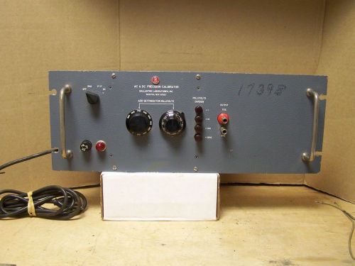 Vintage ballantine model 420 ac and dc precision voltage calibrator for sale