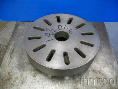 D1-6 HEAVY DUTY T-SLOT FACE PLATE 14-1/2&#034; ENGINE LATHE ***VGC***