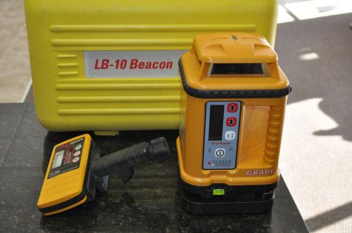Leica geosystems single grade rotating laser level system for sale
