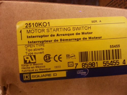 Square D 2510KO1 motor starting switch