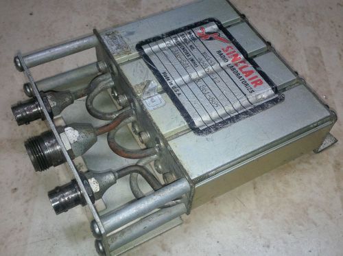 Sinclair mr454 rf duplexer uhf  4 cavity mobile, bnc n used for sale