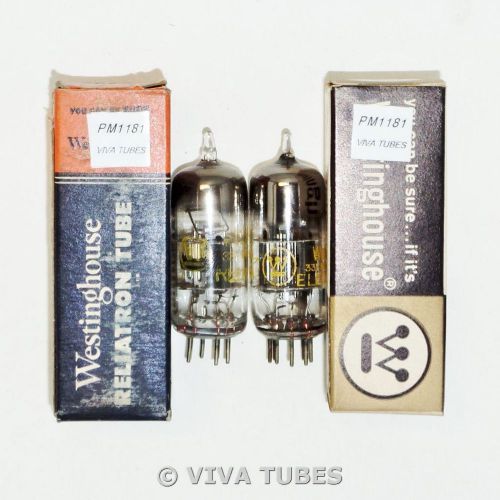 NOS NIB Matched Pair Westinghouse USA 6DC6 Black Plate Top [] Get Vacuum Tubes