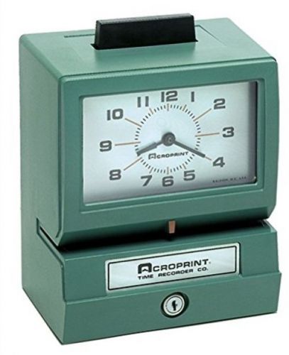 Acroprint 125nr4 heavy duty manual time recorder for month, date, hour (1-12) for sale