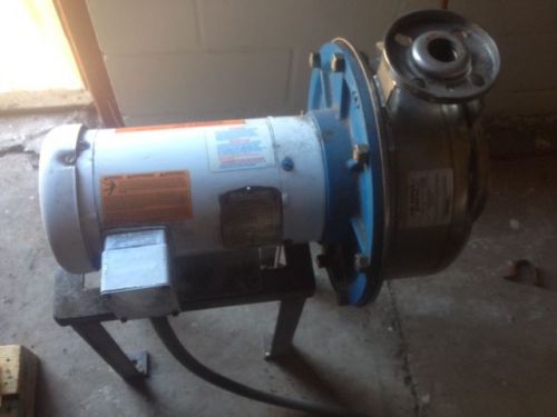 G&amp;L CENTRIFUGAL PUMP S/S MODEL SSH 3 HP