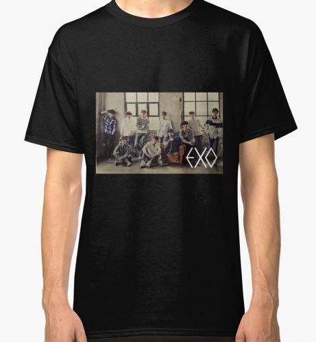 Exo band unisex black tshirt tees clothing for sale