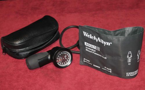 Welch Allyn Tycos  One Single Hand Aneroid Sphygmomanometer w Size 11 Cuff