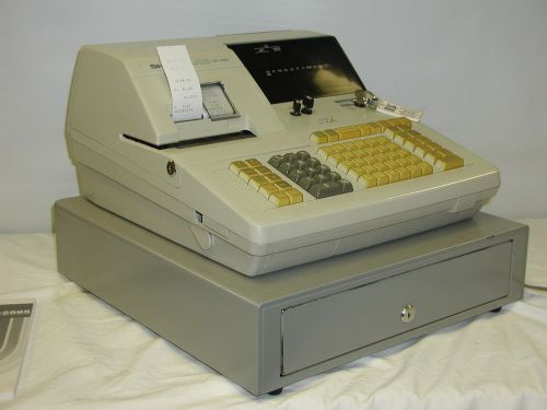 GOOD WORKING SHARP ER-2595 CASH REGISTER  ** TESTED **