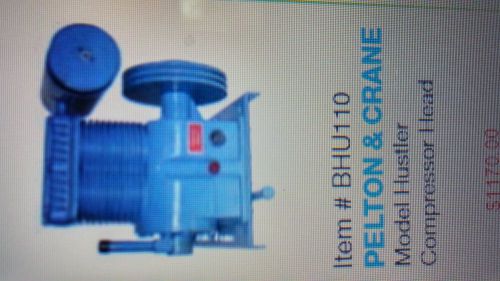 Bull frog #bhu110, compressor head 230v, pelton &amp; crane model hustler for sale