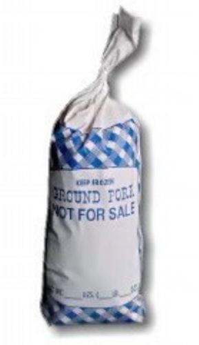 Ground Pork 1 lb. Meat Bags NFS-1000 Pcs-4.25x10 25-32-21-1000