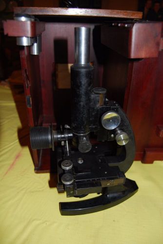 Microscope - Bausch &amp; Lomb Model UB2008 w/Wooden Case
