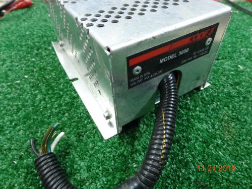 Code 3 model 3050 PA amplifier Public safety equipment